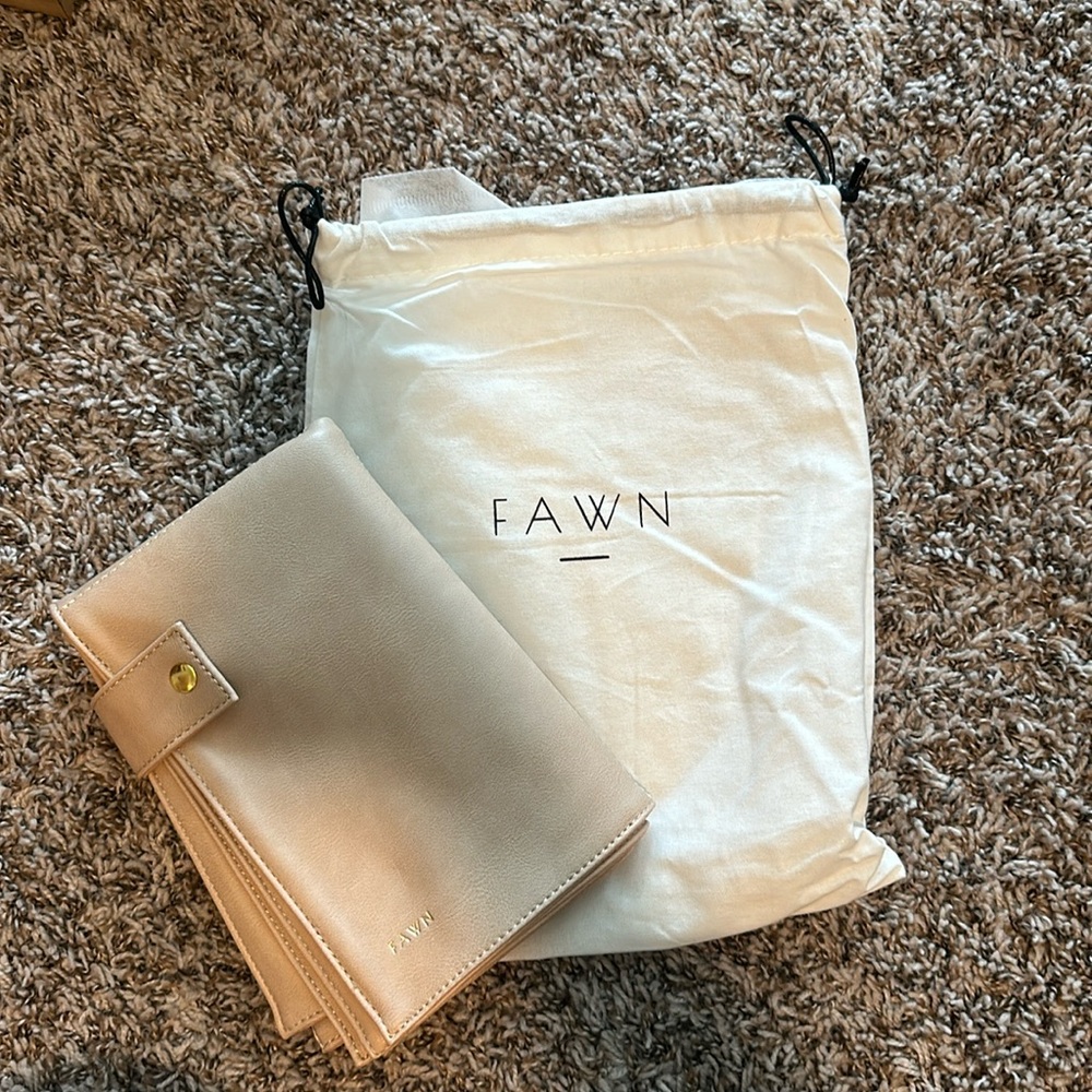 Fawn Design Changing Pad, Beige, New